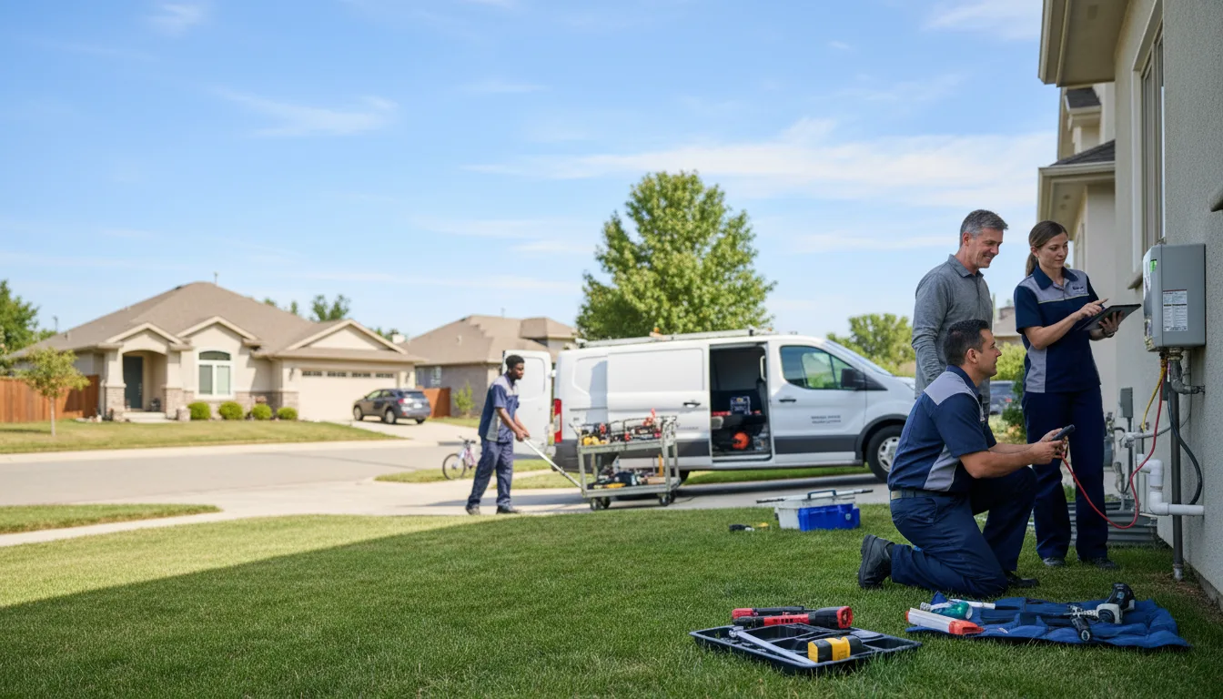 Tankless water heater service in Melrose, NM